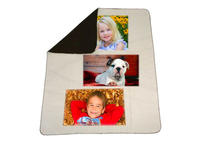 Coperta-Pile-personalizzato-bicolor-con-3-stampe-con-foto